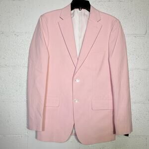 Tommy Hilfiger Men's Modern-Fit Th Flex Stretch Chambray Jacket pink 38R  $360